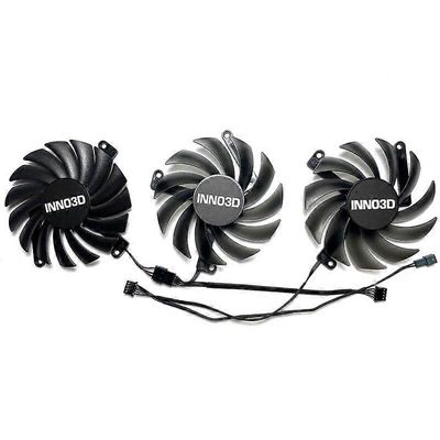 INNO3D GeForce RTX4070 4070ti X3 OC -näytönohjaimen korvaava tuuletin CF-12910S CF-12915S set of three fans