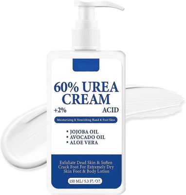 60% ureavoide, jalkavoide halkeilevan kantapään korjausvoide, ureajalkavoide150g pullotettu kalluksenpoistoaine kuivalle ja kovalle iholle jalat ja...