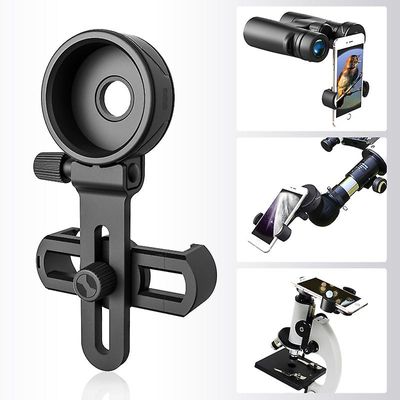 Jying Kikkert monokulær spotting Scope Telescope Opgradering Universal Mobiltelefon Adapter Bracket Clip Mount Soft Rubber Materiale