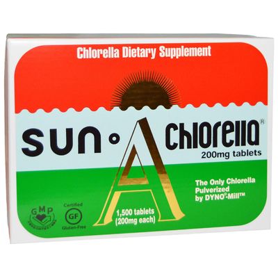 Sun-Chlorella Sol Chlorella sol Chlorella A, 1500 tabletter