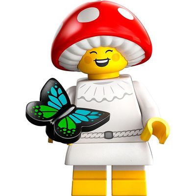 LEGO Minifigures Series 25 Mushroom Sprite 71045 – toimitetaan Grip Seal -pussissa ilman laatikkoa