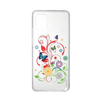 Crazy Kase Skrog til Xiaomi Mi 10 Lite fleksible sommerfugle og cirkler