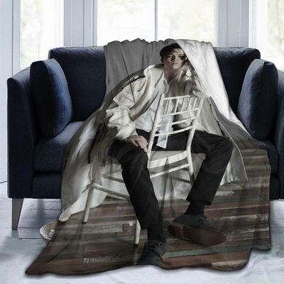 Dimash Kudaibergen pehmeä ja lämmin fleecehuopa sohvalle,toimistosänky, autoleiri, sohva, kodikkaat heittopeitot, rantapeitot, 50-KDE30283 76x102cm...