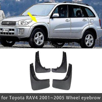 4PCS auton lokasuojat Toyota RAV4 RAV 4 XA20 2001 2002 2003 2004 2005 auton roiskeläpät roiskesuoja fr wheel eyebrow