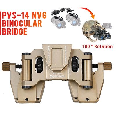 Nat-vision beskyttelsesbriller Mount Wilcox Stent Spring Rhino Nvg Mount Arms Bridge For L4 G24 Montering Hurtig Hjelm Beslag Sølv