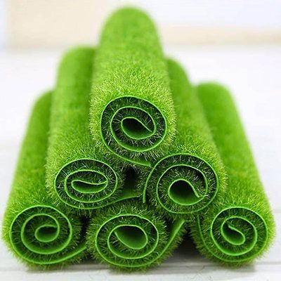 Unbrand Micro Moss Maisema Tekonurmi Tarvikkeet Akvaario Keinotekoinen nurmikko Vihreä 15*15cm