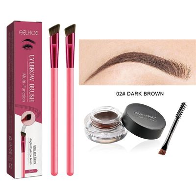 Kuankuanbao 4D Laminert øyenbryn Hjem Grooming Kit Rosa