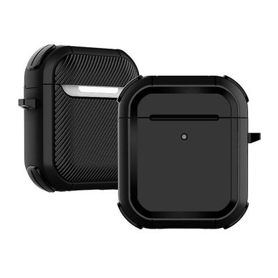 Linkrunning AirPods etui cover til AirPod 2 &; 1, robust fuld krop beskyttende rustning taske Kompatibel Air Pods trådløs opladning taske med nøgle...