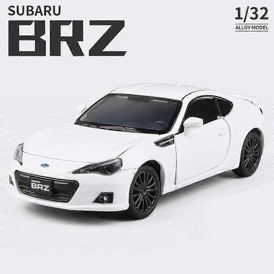 Huiyun 1:32 BRZ Alloy urheiluautomalli Painevalettu metalli simulointi leluajoneuvot Automalli Sound Light Collection Lasten lelulahja Valkoinen