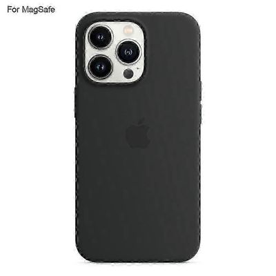 iPhone 14 Pro -kotelolle MagSafe - nestemäinen silikonisuojakuori -YT4 Musta Multicolor