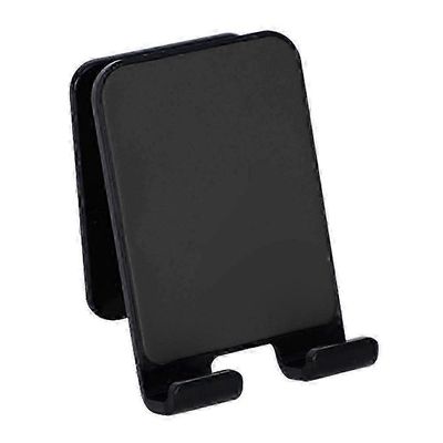 Itseliimautuva seinään kiinnitettävä puhelinpidike kylpyhuoneeseen olohuoneeseen säädettävä kulmasäilytyshylly - valkoinen Musta