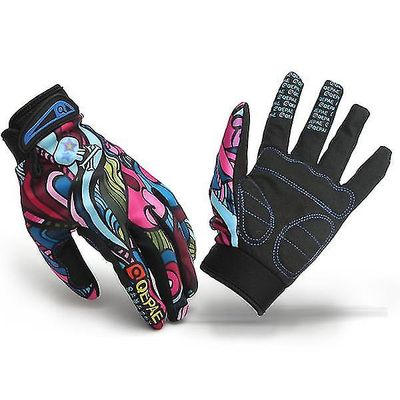 Motorcykel Racing Biker fuld finger handsker Skeleton Skull Bone Handsker
