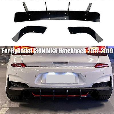 Superior takapuskurin diffuusori spoilerin jakaja Hyundai I30N MK3 viistoperä 2017 2018 2019 tyyli korisarja autotarvikkeiden koristelu