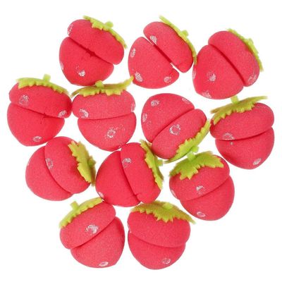 Mansikka Hiukset Kihara Sieni DIY Hiusten kihartaminen Kampaamotyökalut naisille Tyttö 12pcs