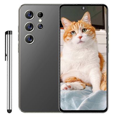 unbrand S24-älypuhelin 6,8 tuuman HD-valmiustilakorttipaikka 2+16g muisti 3000mah akun tuki laajennus 128g kasvojen lukituksen avaus D