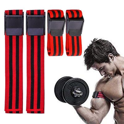 4stk Okklusion Træningsbånd Brf Blodgennemstrømningsbegrænsning Biceps Træningsbånd Gym