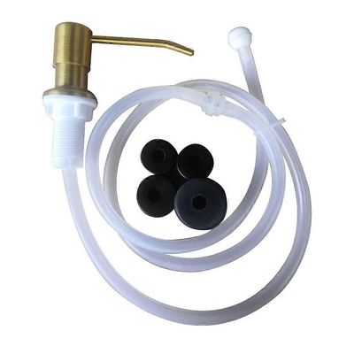 1Aseta ruostumattomasta teräksestä valmistettu pesuallas nestemäinen saippua-annostelija voidepumpun jatkoputki Kultaa