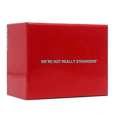 We're Not Really Strangers -korttipeli - interaktiivinen aikuisten korttipeli ja jäänmurtaja