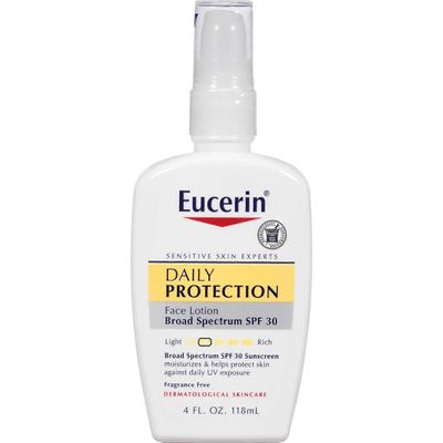 Eucerin päivittäin suojaa kasvot kosteusvoidetta, suojakerroin 30, 4 Oz