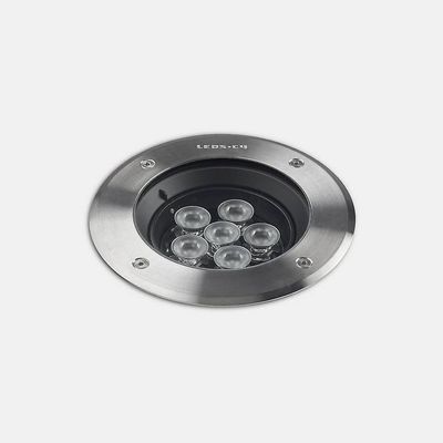 LEDS-C4 Lighting Gea udendørs LED forsænket jord uplight rustfrit stål poleret 8.5cm 260lm 61deg. 4000K IP67