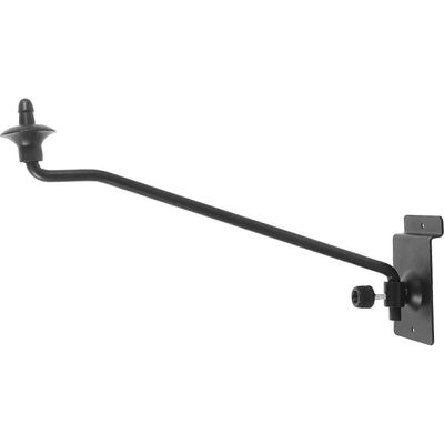 Symbaaliripustin rummun puomivarsi seinäkiinnike säilytysnäyttö musta 33.00x9.80x6.00cm roikkuva 1kpl