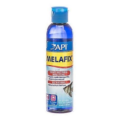 API Allied Precision Industries Inc. MelaFix antibakteerinen kalalääke, 4 unssin pullo (236 gallonaa) (1 kpl pakkaus)