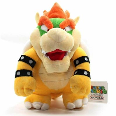 Qinfen Bowser King Koopa Super Mario Bros täytetty pehmolehmä nukke lasten lahja