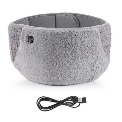 sähköinen lämmitysvyö käsitaskuilla USB kohtu kädenlämmitin kuukautiskramppeja varten kehon nivelet kipu m Harmaa