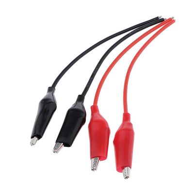 4 pakker dåse haleklemme clip wire bindende silikone 12cm 2-farvet bly