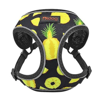 Ananas Print Nylon Reflekterende Pet Sele vest M