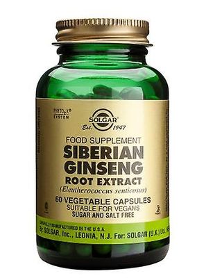 Solgar standardoitujen, täysi teho Siperian Ginseng Root ote vihannesten kapselia, 60