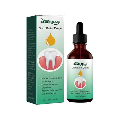 Raskt Gum Repair Serum Drops Lindre Receding Gum Periodontal Blemmer Care Teeth Whiten Fjern gul tannpine tannkrem 1pc