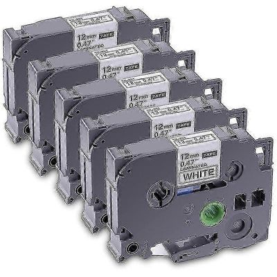 5 kpl:n yhteensopiva laminoitu tarrateippi Brother TZe-231 TZ-231 -vaihtoon