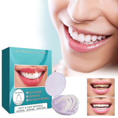 Justerbare snap-on proteser, finér protese seler pluss protese tilfeller, midlertidige fyllinger seler interdental fyllinger rettetang proteser kit