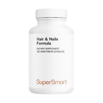 SuperSmart SA SuperSmart Hair &; Nails Formula ravintolisä - 120 kasviskorkkia