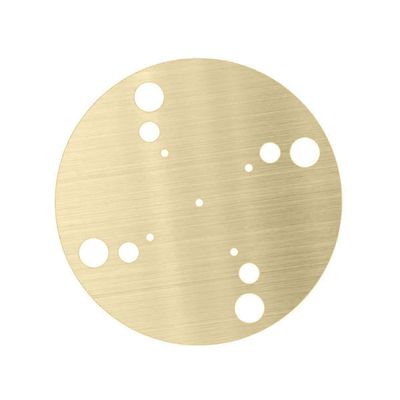 Erittäin tarkka puhdas messinki levysoitinlautanen matto levysoittimet tyyny LP-vinyylilevysoittimelle Home A-Yvan Keltainen