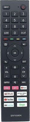 ERF3G80H Hisense Smart IR TV -kaukosäätimelle A7G U7G -sarja 85A7G 43A7HAU