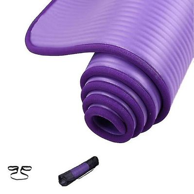 Mikasa 10 mm tyk skridsikker yogamåtte Lilla
