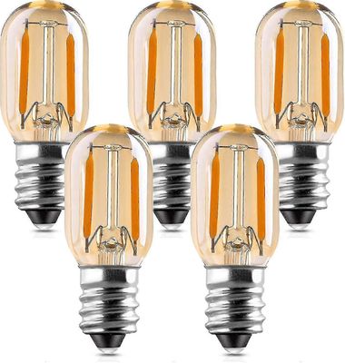 Led E14 1W, T22 Vintage Amber Glow putkimainen yövalo 10w E14 hehkulampun korvaava kynttelikköpohja LED-filamenttikyltti Super lämmin valkoinen