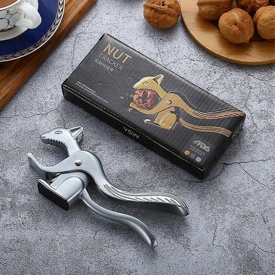 Egern Form Nøddeknækker Nut Cracker Walnut Pecan Nut Oplukker Sheller Klip Clamp Plier Tool