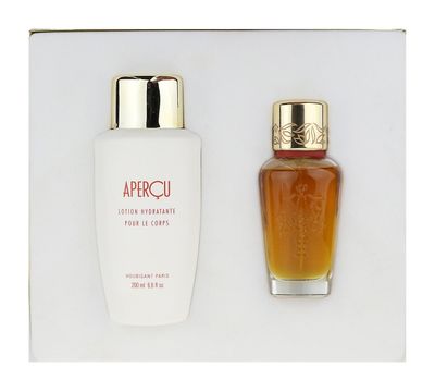 Houbigant Apercu 2 stykke gave satt EDT 1,7 Oz & Body Lotion 6.6Oz