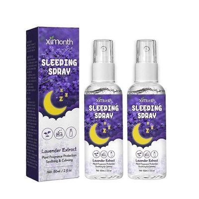 2kpl Deep Sleep Lavender Spray Luonnollinen rentouttava aromi Sleep booster