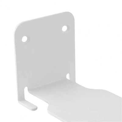 Ruostumattomasta teräksestä valmistettu kirjahylly, kestävä ja tyylikäs kelluva kirjahyllysetti, B Valkoinen