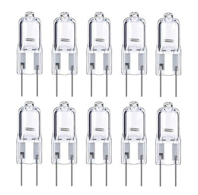 G6.35 50W 12V himmennettävät halogeenilamput, 650 lumenia lämmin valkoinen 2700K kirkas kapseli, GY6.35 kaksinapainen halogeenilamppu (5 kpl)