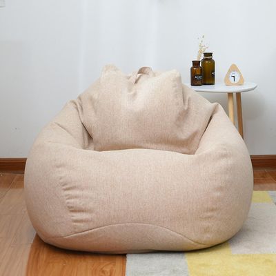 Cloud Xiang Ny ekstra stor bønne bag stoler sofa sofa cover innendørs lat solseng for voksne barn sellwell Khaki 80 * 90cm