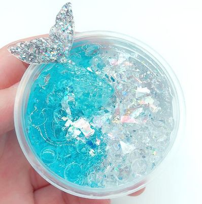 Handuo Fishtail Slim Farve Mud Havfrue Crystal Mud hvid blå