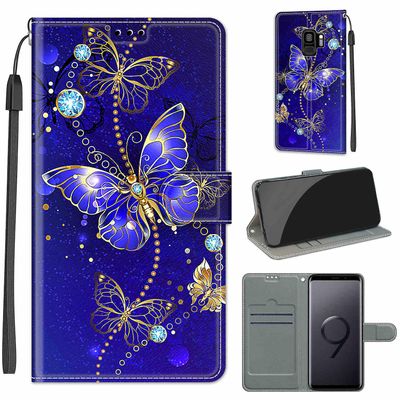 Foxdock Etui til Samsung Galaxy S9 Plus Blue Butterfly Mobile Cover