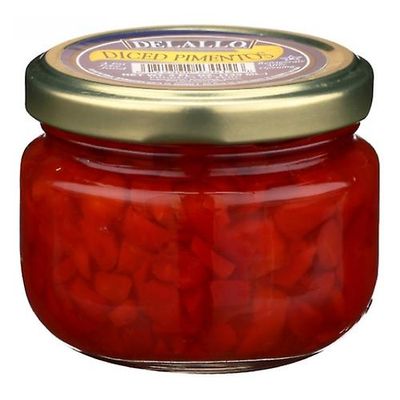 Delallo Diced Pimentos, 4 unssia (1 kpl pakkaus)