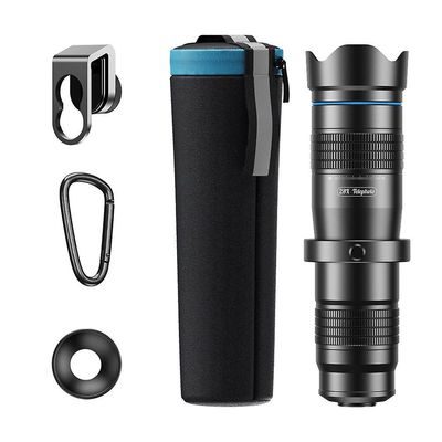 Apexel 60x Super Telephoto Zoom puhelinlinssi 36x 28x tehokas monokulaarinen metalliteleskooppi mobiili teleobjektiivi retkeilymatkailuun 28x linssi