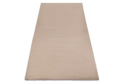 RugsX Tæppe BUNNY taupe beige efterligning af kanin pels brun 200x290 cm